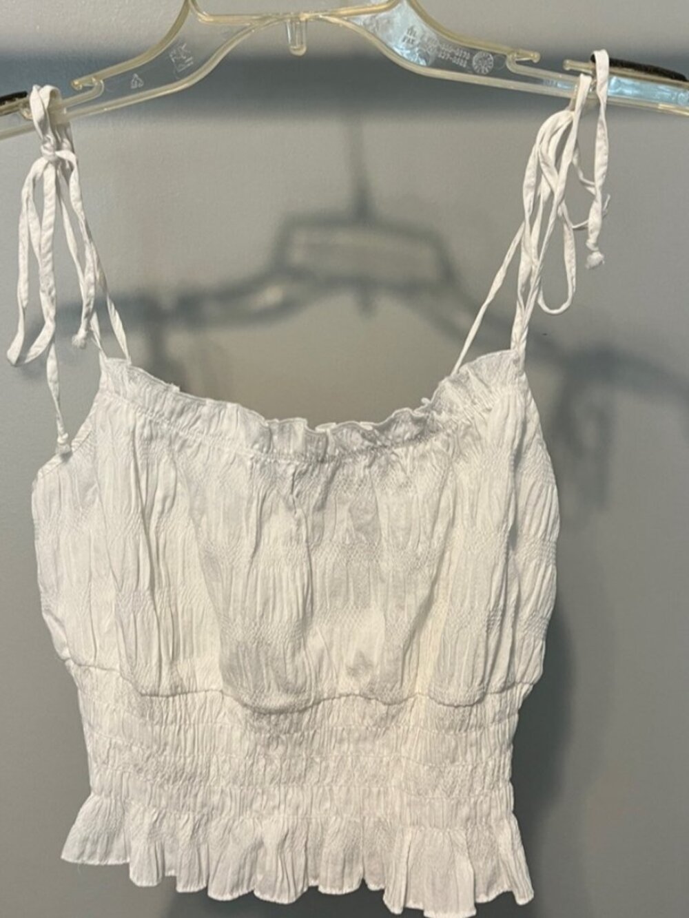 White Crop Top